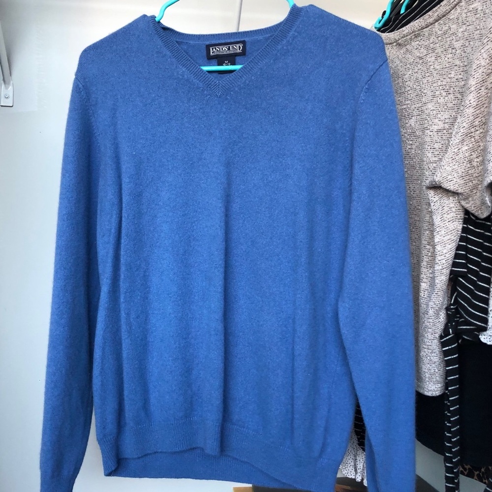 Blue Cashmere Sweater
